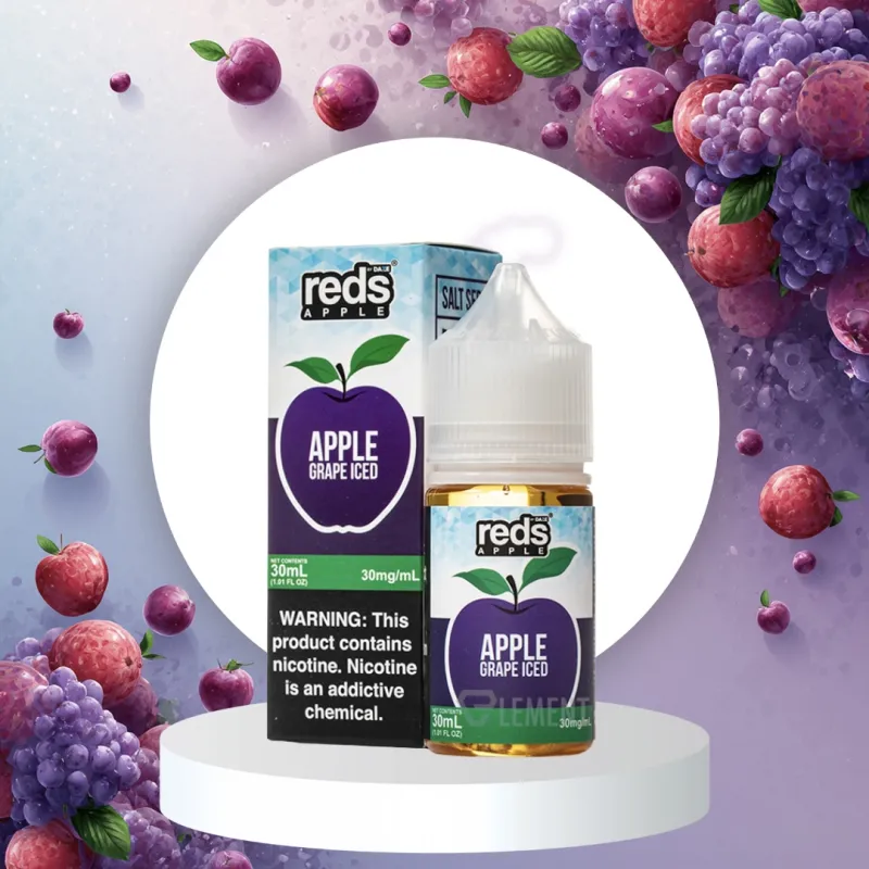 ICED GRAPE - RED'S APPLE E-JUICE - 7 DAZE SALT - 30ML